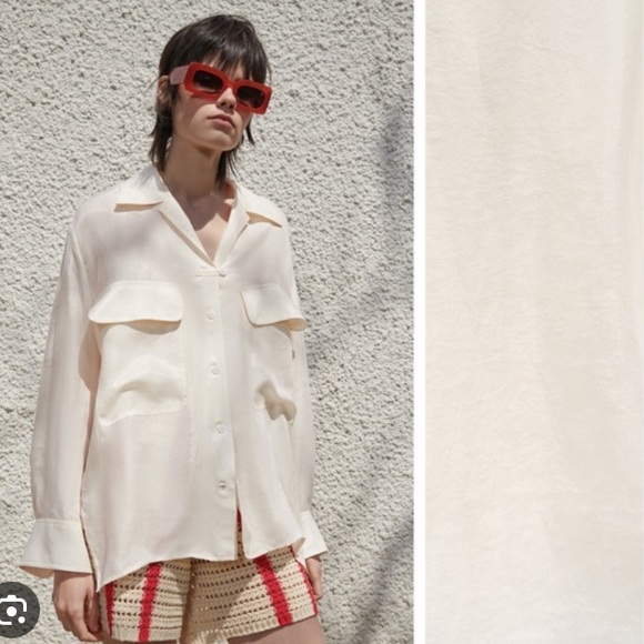 Zara Flowy Blouse - Picture 5 of 7